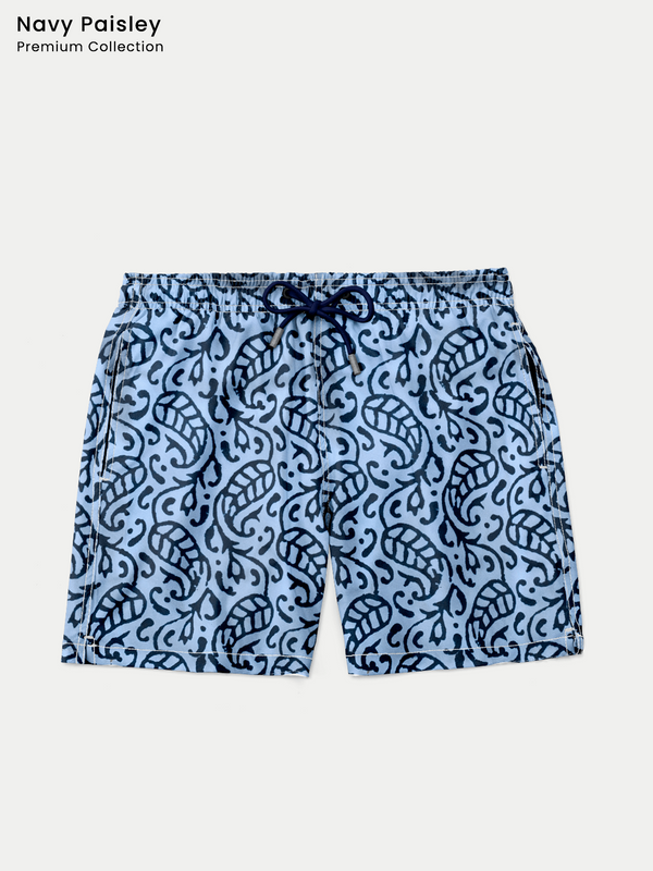 Navy Paisley Man