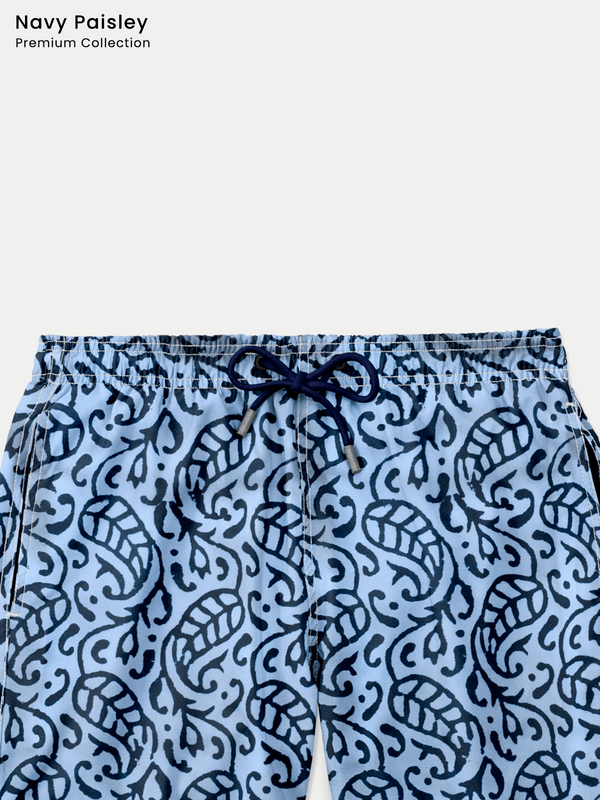 Navy Paisley Man