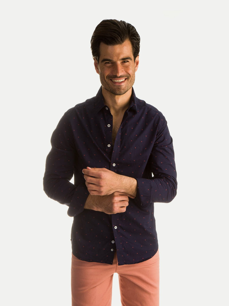 Cotton Shirts Navy Crabs