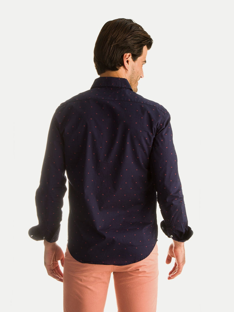 Cotton Shirts Navy Crabs