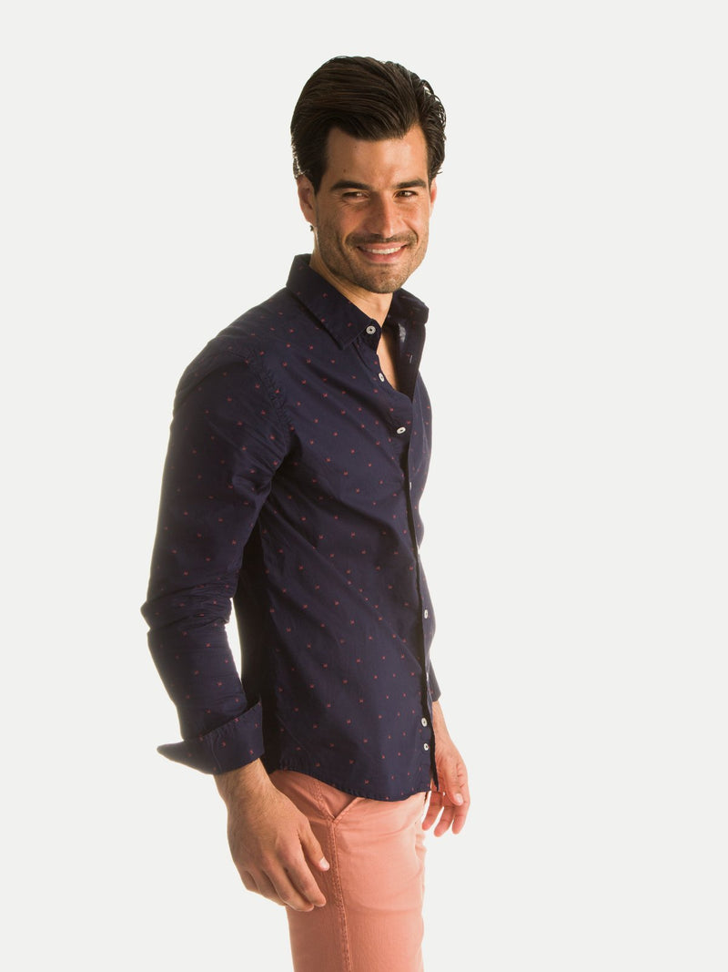 Cotton Shirts Navy Crabs