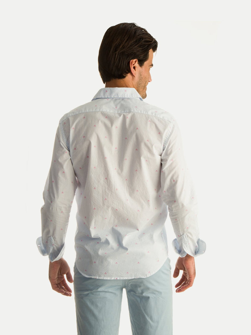Cotton Shirts Pink Shark