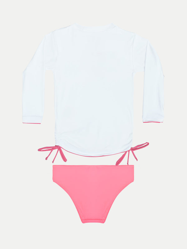 POMPOM RASH GUARD SET