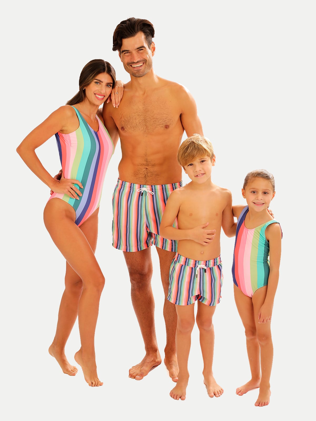 'Candy Stripe' Women Swimwear by 98 Coast Av.