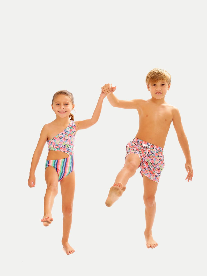 Cotton Flowers Women One Piece