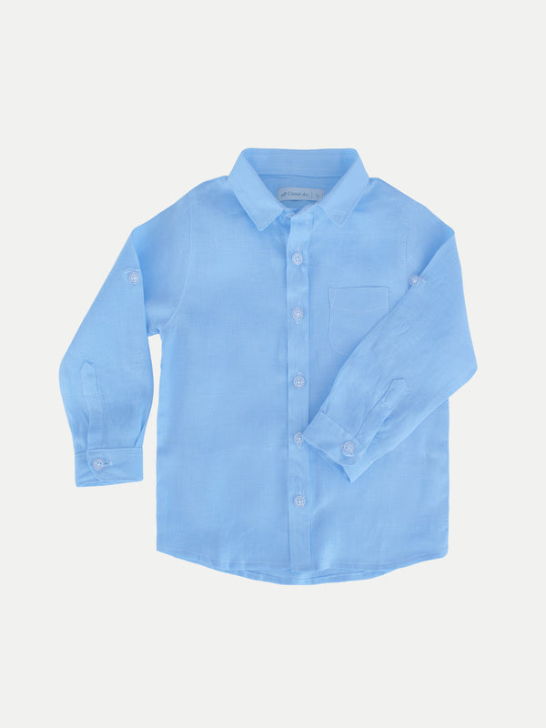BLUE BOY LINEN SHIRT