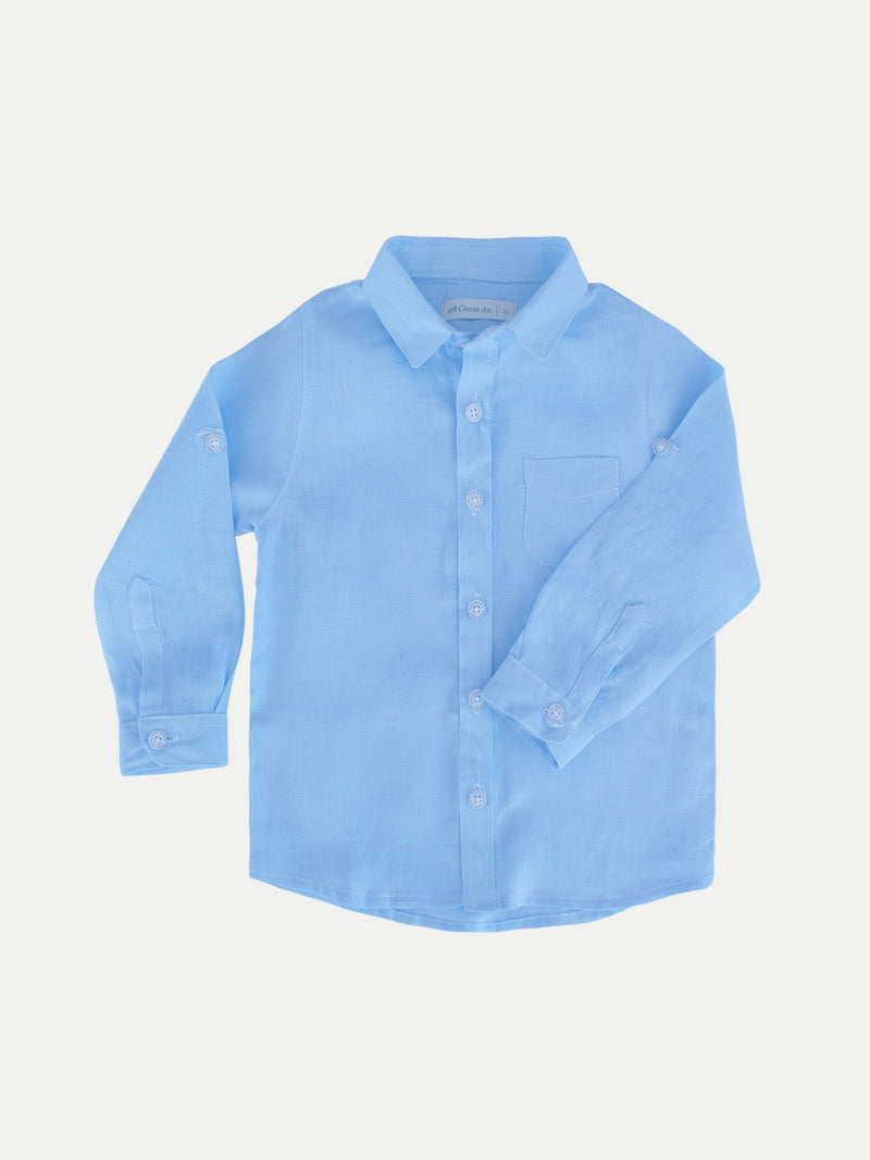 BLUE BOY LINEN SHIRT