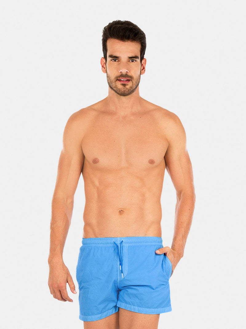 Solid Blue Man
